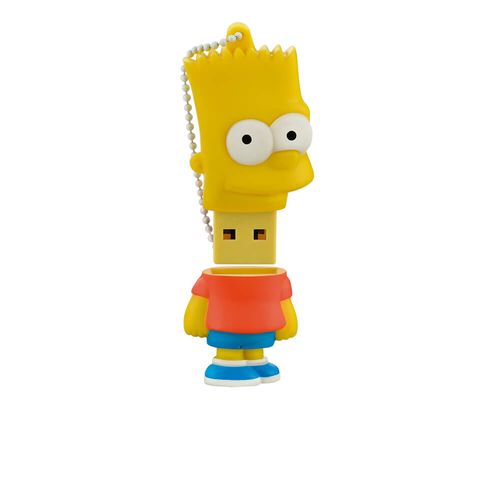 Pen Drive Bart Simpsons 8GB USB Leitura 10MB/s e Gravação 3MB/s Multilaser - PD071