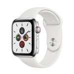 Apple Watch Series 5 40MM GPS + Cel Prateado Muito Bom