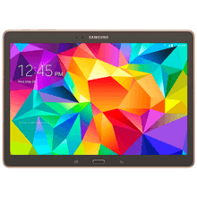 Usado: Tablet Samsung Galaxy Tab S T800 16GB 3GB RAM Câmera Traseira 8MP e Frontal 2.1MP Tela 10.5" Bronze - Excelente