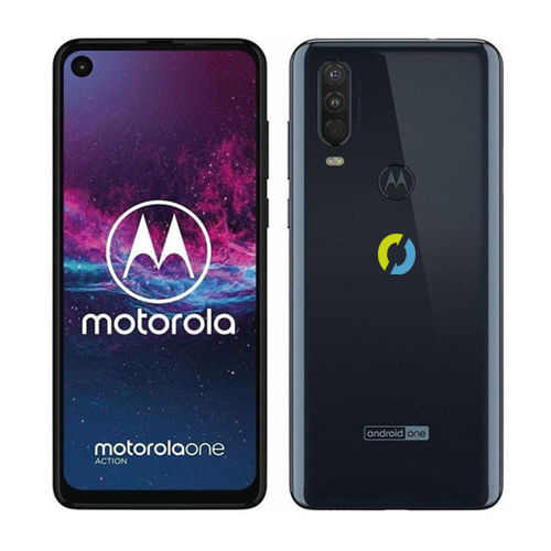 Smartphone Motorola Moto One Action Azul 128GB 6.3" 12MP  - Excelente