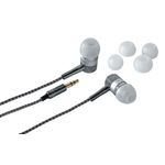 Fone de ouvido tipo earphone com isolador de ruído -Titanium