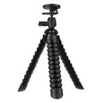 Tripé flexível Spider Vivitar de 17,5 cm e Ball Head 360°