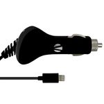 Carregador veicular com conector lightning para iPod, iPhone e iPad  Preta