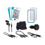 Conjunto de 12 acessórios para iPhone 4