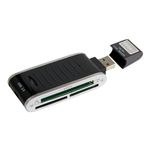 Leitor e gravador de cartões de memória 50 em 1 Preta