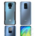 Película Nano Vidro + Camera + Nano Traseira + Capa Dual Shock X Para Redmi Note 9 - Gshield