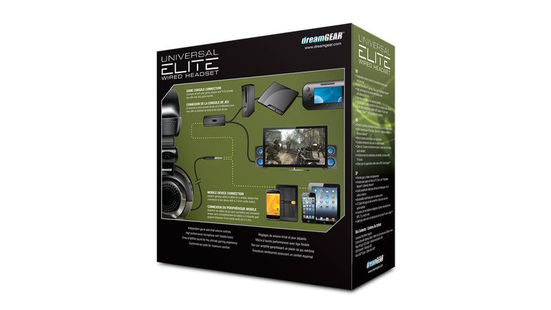 Universal elite outlet wired headset