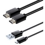 Cabos extralongos 4,5 m p/Console NES Classic, Wii e Wii U