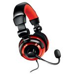 Fone de Ouvido Headset Gamer Universal Elite Dreamgear DGUN-2571 Preto e Vermelho
