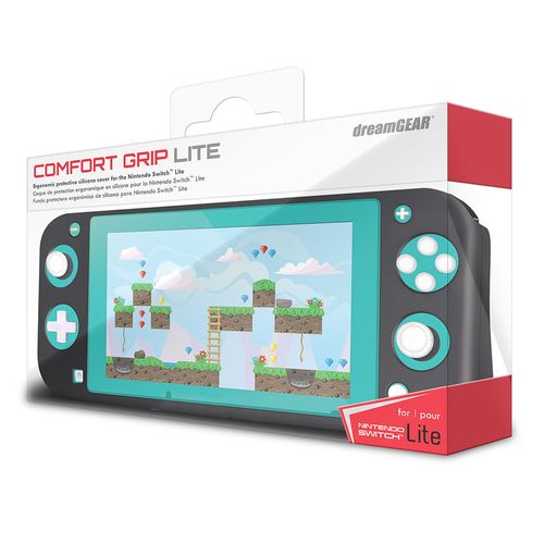 Capa Confort Grip Dreamgear para Nintendo Switch Lite DGSWL-6531 Preto