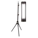 Luminária portátil com 3 painéis LED + Tripé para suporte de iluminação Ring Light - 1,80m