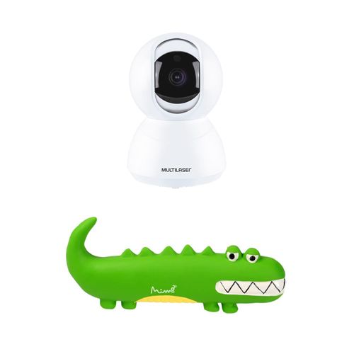 Câmera Robô Inteligente Full HD – Compre e Ganhe Brinquedo de Látex para Cães Jacaré Ali Mimo - PP156K