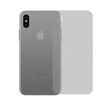 Película Traseira de Fibra de Carbono Transparente para  iPhone X e XS - Gshield