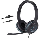 Headset estéreo com Plugue P2 e saída única de cabo