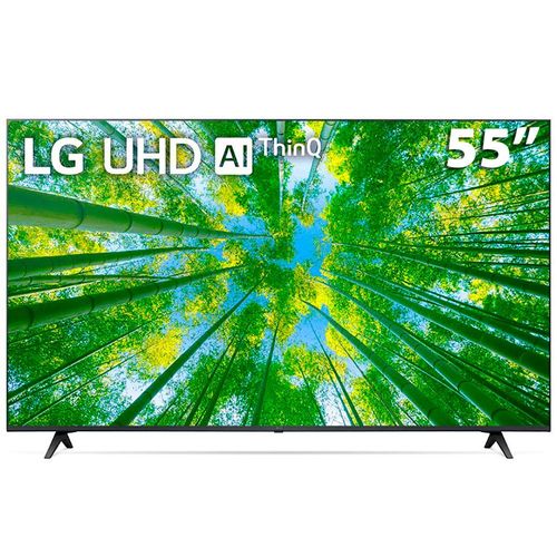 Smart TV LED 55" Ultra HD 4K LG 55UQ801C Wi-Fi Bluetooth HDR ThinQ AI Smart Magic Google Alexa