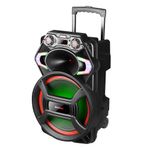 Caixa Amplificada Amvox Led Bluetooth Recarregável USB Auxiliar Bivolt 550W ACA  550 STRONDO II