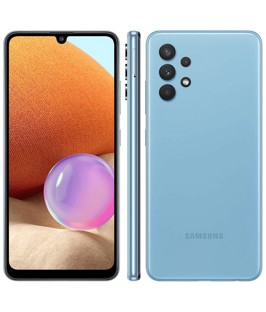 Smartphone Samsung Galaxy A32 128GB Azul Tela 6.4 - Android 11