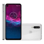 Motorola Moto One Action 128 GB Branco - Outlet