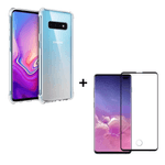Combo: Capa Cristal para Samsung Galaxy S10 Plus + Película 3D