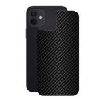 Película para iPhone 12 - Traseira de Fibra de Carbono Preta - Gshield