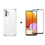 Combo: Capa Cristal para Samsung Galaxy A32 + Película 3D