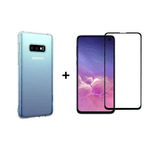 Combo: Capa Cristal para Samsung Galaxy S10e + Película 3D