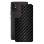 Película para Motorola Moto G30 - Traseira de Fibra de Carbono Preta - Gshield
