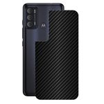 Película para Motorola Moto G60 - Traseira de Fibra de Carbono Preta - Gshield