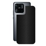 Película para Xiaomi Redmi 10C - Traseira de Fibra de Carbono Preta - Gshield