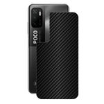 Película para Xiaomi Poco M3 Pro - Traseira de Fibra de Carbono Preta - Gshield