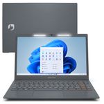 Notebook Positivo Vision C14 Intel® Celeron® Windows 11 Home 4GB 128GB eMMC 14” HD Lumina BAR – Cinza - Inclui Microsoft 365*