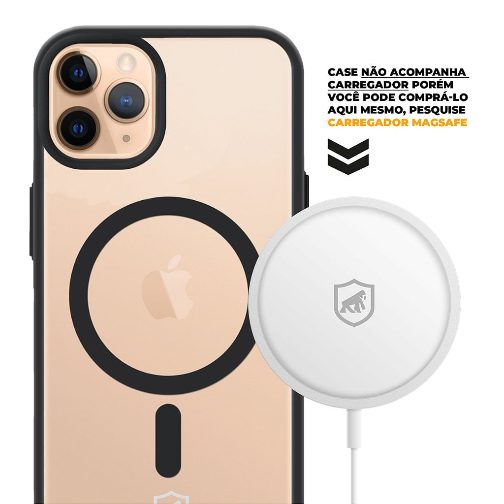 Capa MagSafe para iPhone 13 Pro Max - Preta - Gshield - Gshield