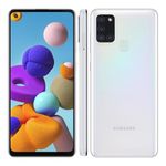 Samsung Galaxy A21s 64 GB Branco - Outlet