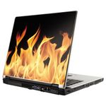 Adesivo Skin Manhattan Mh-475655 Para Notebooks 17'' Fogo