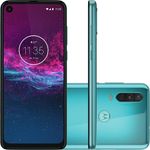 Motorola One Action 128 GB Aquamarine - Muito Bom