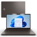 Notebook Positivo Vision i15 Intel® Core® i3 Windows 11 Home 8GB 256GB SSD + 500 GB HD Lumina Bar - Cinza