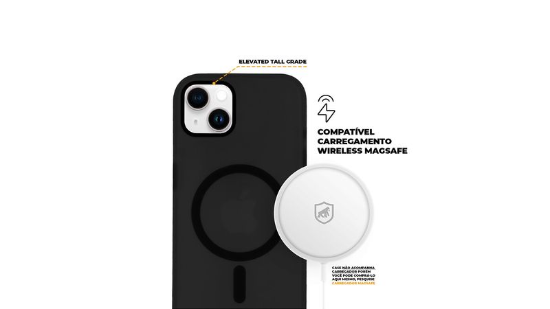 Capa MagSafe para iPhone 13 Pro Max - Preta - Gshield - Gshield