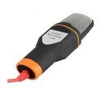 Microfone Condensador Knup Kp-917 de Mesa Com Tripé e cabo P2