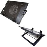 Suporte Para Notebook Com Cooler Acoplado Até 17 Polegadas Knup