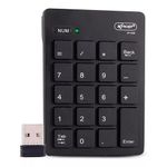 Mini Teclado Numérico Sem Fio Ultrafino Usb Alcance 10 Metros