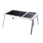Mesa Dobrável e Ajustável com 2 Cooler para Notebook com Suporte a Copo