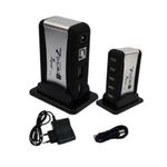 Mini Hub USB 2.0 Com 7 Portas em Torre com Fonte De Alimentação