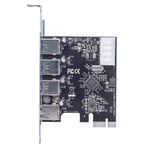 Placa Controladora Pci-E X1 Usb 3.0 5gbps Com 4 Portas