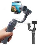 Estabilizador De Mão Eletrônico Portátil 3 Eixos Bluetooth