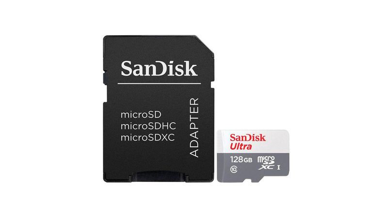 Cartão de memória micro SD 128GB Ultra classe 10 SDSQUNR SanDisk