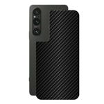 Película para Sony Xperia 1 V - Traseira de Fibra de Carbono Preta - Gshield