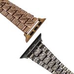 Pulseira Smartwatch Kit 2 Pulseiras Luxo Pedra Strass Aço
