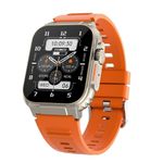 Smartwatch Masculino Smartch Rtl8763ew à Prova D'água Laranja