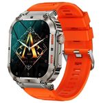 Smartwatch Masculino Smartch 85621 à Prova D'água Laranja