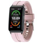 Smartwatch Smartch Qfn56 à Prova D'água Rosa